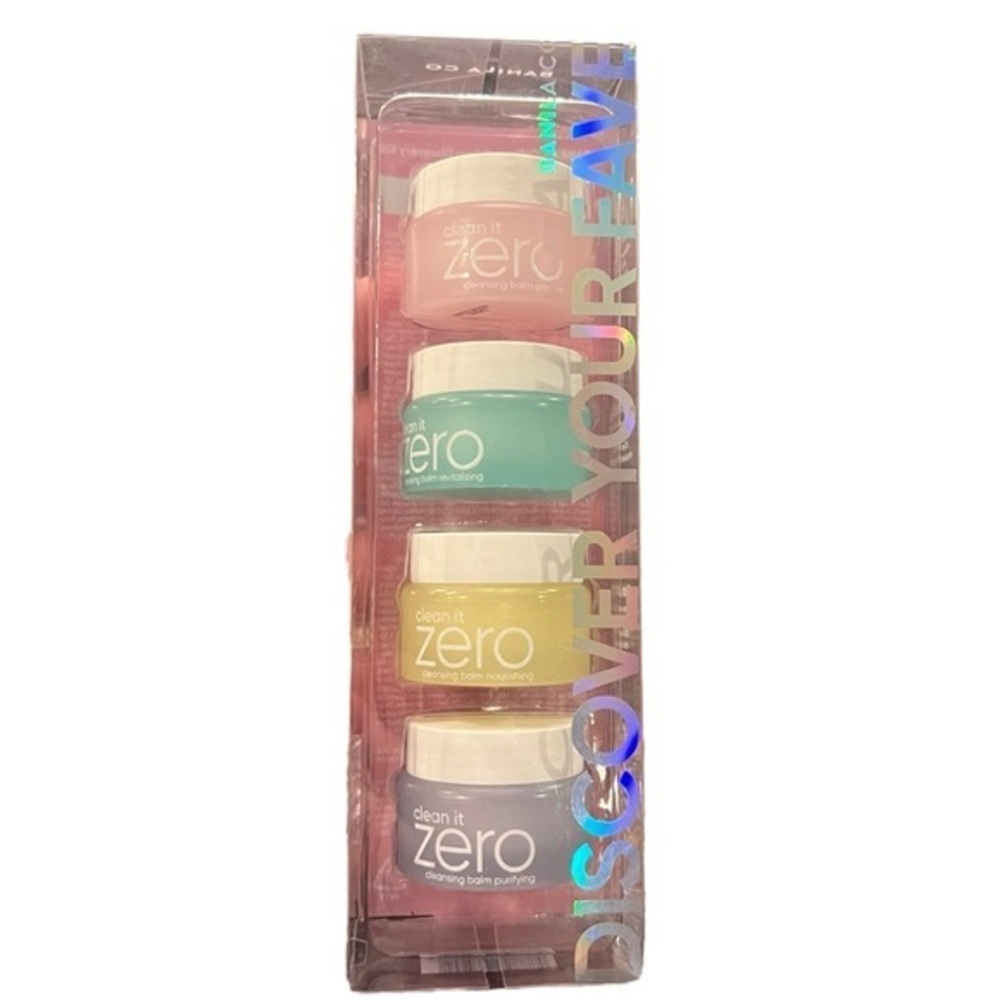 BANILA CO Clean It Zero 4 set ORIGINAL, REVITALIZING, NOURISHING, PURIFYING 7ml.